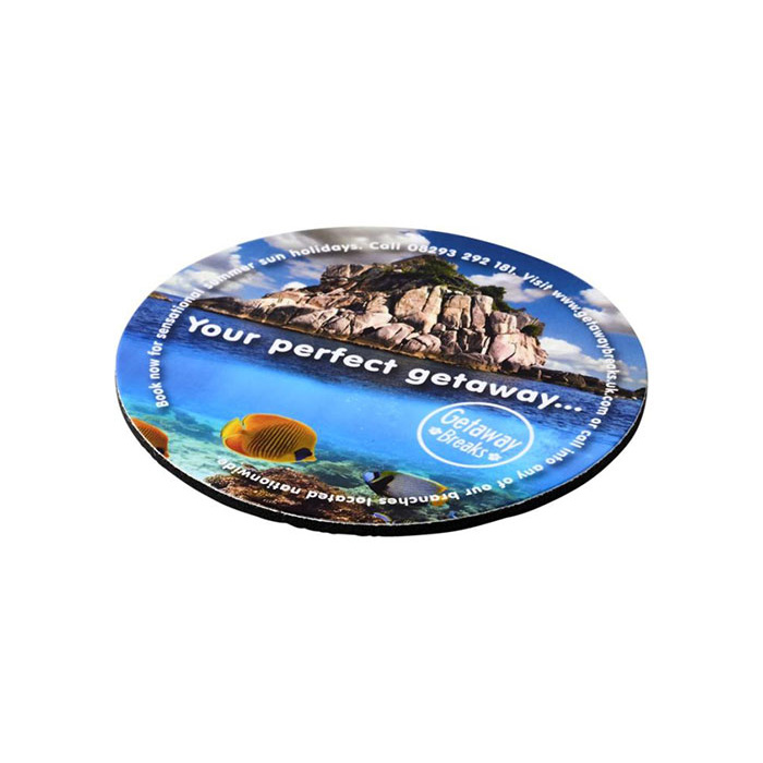 Printed Round Q-Mat® Coaster