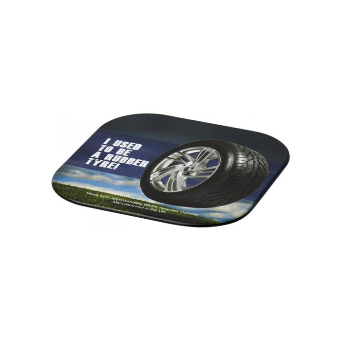 Custom Printed Tyre Brite Mat Coaster - Square Coaster